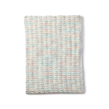Bernat Waffle Stitch Twist Knit Throw Single Size