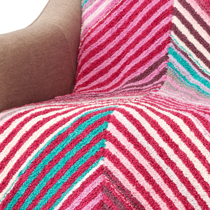 Bernat Book-Match Bias Knit Blanket Knit Blanket made in Bernat Blanket Breezy yarn