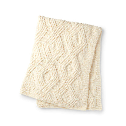 Bernat Twisted Stitch Knit Blanket Bernat Blanket