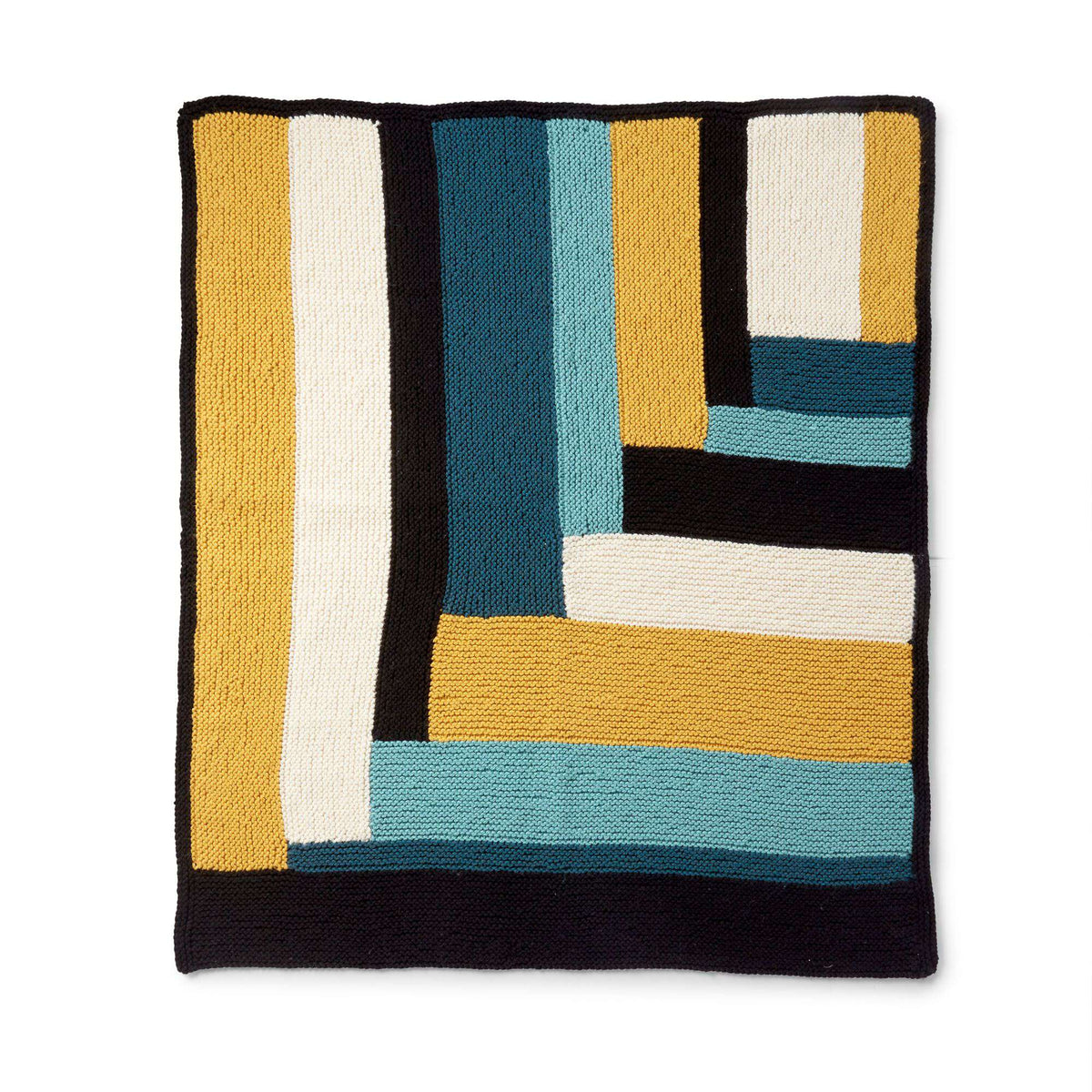 Knit Blanket made in Bernat Softee Chunky yarn