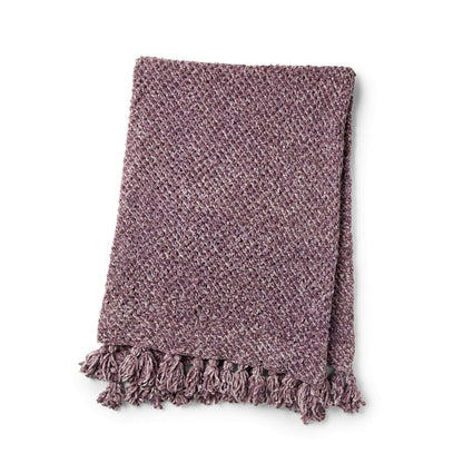 Bernat Knit Net blanket Knit Blanket made in Bernat Velvet yarn