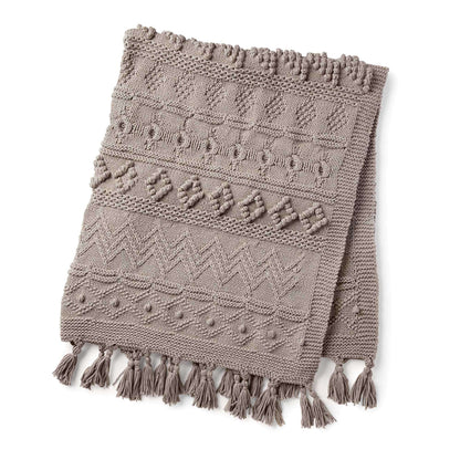 Bernat Sampler Knit Blanket All Variants