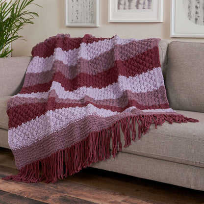 Bernat Bramble Stitch Knit Blanket Bernat Blanket O'Go