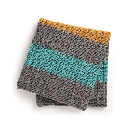 Bernat Soothing Slip Stitches Knit Blanket Bernat Blanket O'Go