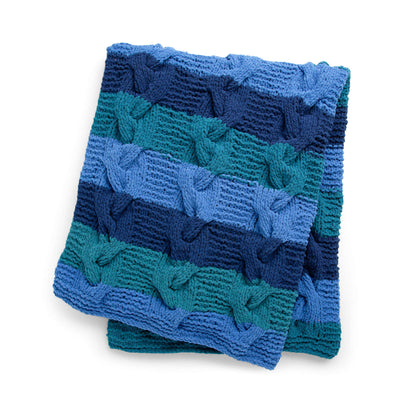 Bernat Knit Cable Afghan Bernat Blanket O'Go