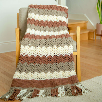 Bernat Herringbone Crochet Blanket Bernat Blanket O'Go
