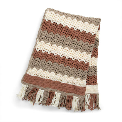 Bernat Herringbone Crochet Blanket Bernat Blanket O'Go