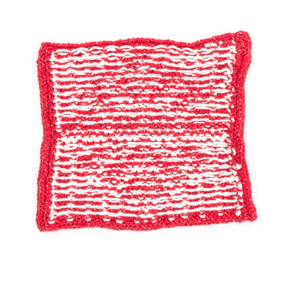 Bernat Knit Mosaic Snowflake Dishcloth Knit Dishcloth made in Bernat Handicrafter Cotton yarn