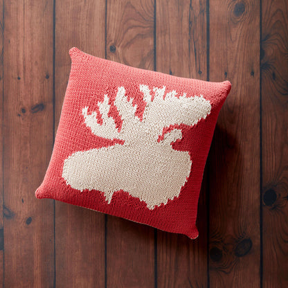 Bernat Very Amooseing Knit Pillow Single Size
