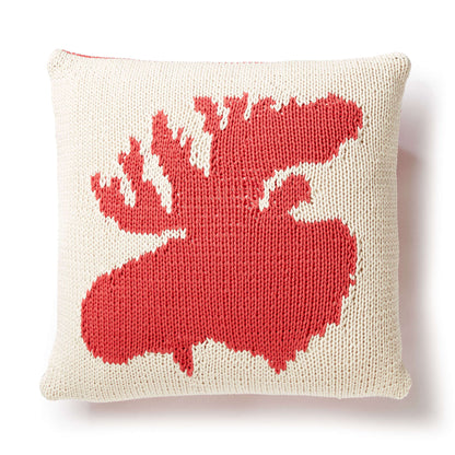 Bernat Very Amooseing Knit Pillow Single Size