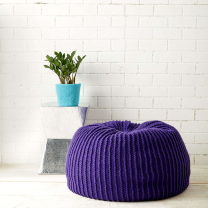 Bernat Knit Take Notice Pouf Single Size