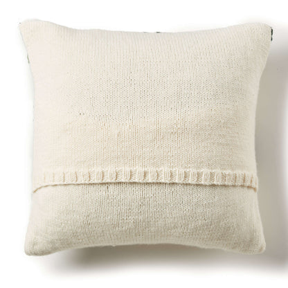 Bernat Tropical Leaf Knit Pillow Single Size