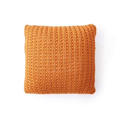 Bernat Down the Line Knit Pillow Knit Pillow made in Bernat Maker Big yarn