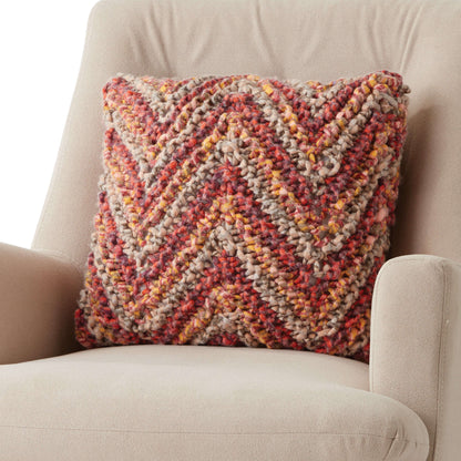 Bernat Zig and Zag Knit Pillow Single Size