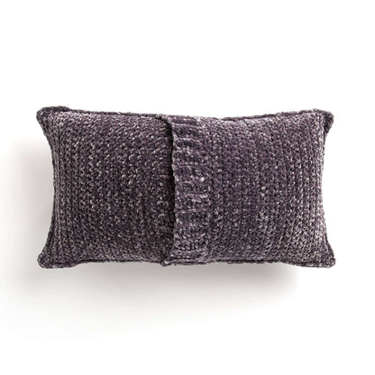 Bernat It’S a Phase Crochet Lumbar Pillow Knit Pillow made in Bernat Velvet yarn