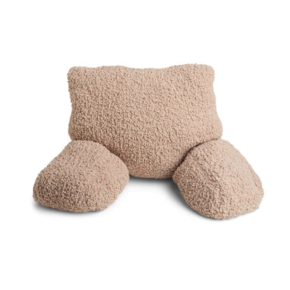 Bernat Knit Homebody Lounger Pillow Knit Pillow made in Bernat Sheepy yarn