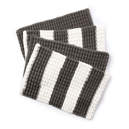 Bernat Knit Placemats Summer Storm Gray