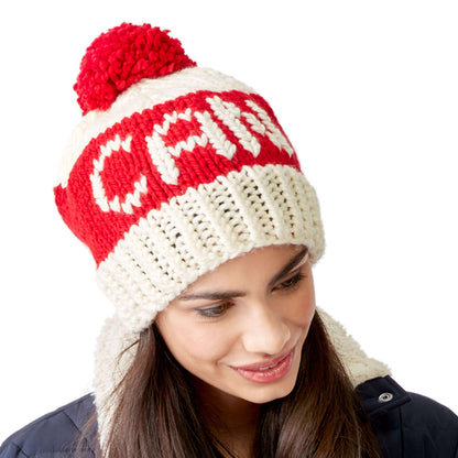 Bernat State Your Nation Knit Hat 2 Color