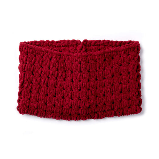 Craft Cowl made in Bernat Blanket-EZ yarn