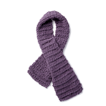 Bernat Craft Alize EZ Garter Scarf Craft Scarf made in Bernat Blanket-EZ yarn