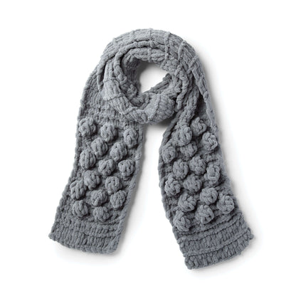 Bernat Craft Alize EZ Bobble Scarf Craft Scarf made in Bernat Blanket-EZ yarn