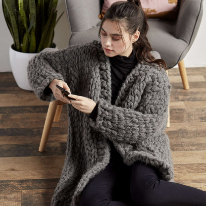 Bernat Craft Alize EZ Cozy Cardigan 4/5XL