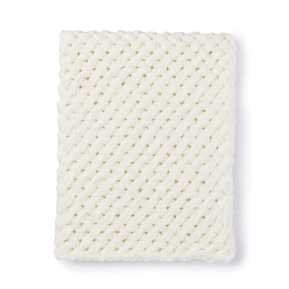 Bernat Craft Alize EZ Criss-Cross Baby Blanket Craft Blanket made in Bernat Blanket-EZ yarn