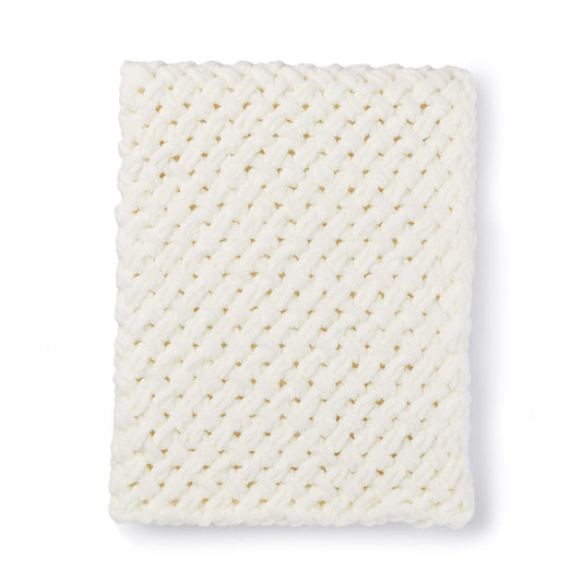 Craft Blanket made in Bernat Blanket-EZ yarn