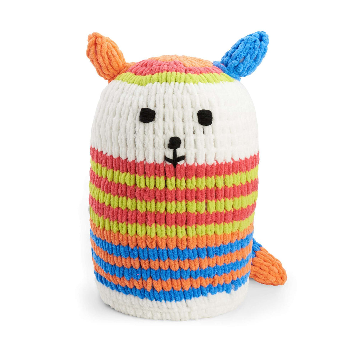 Craft Toy made in Bernat ALIZE BLANKET-EZ STRIPES yarn