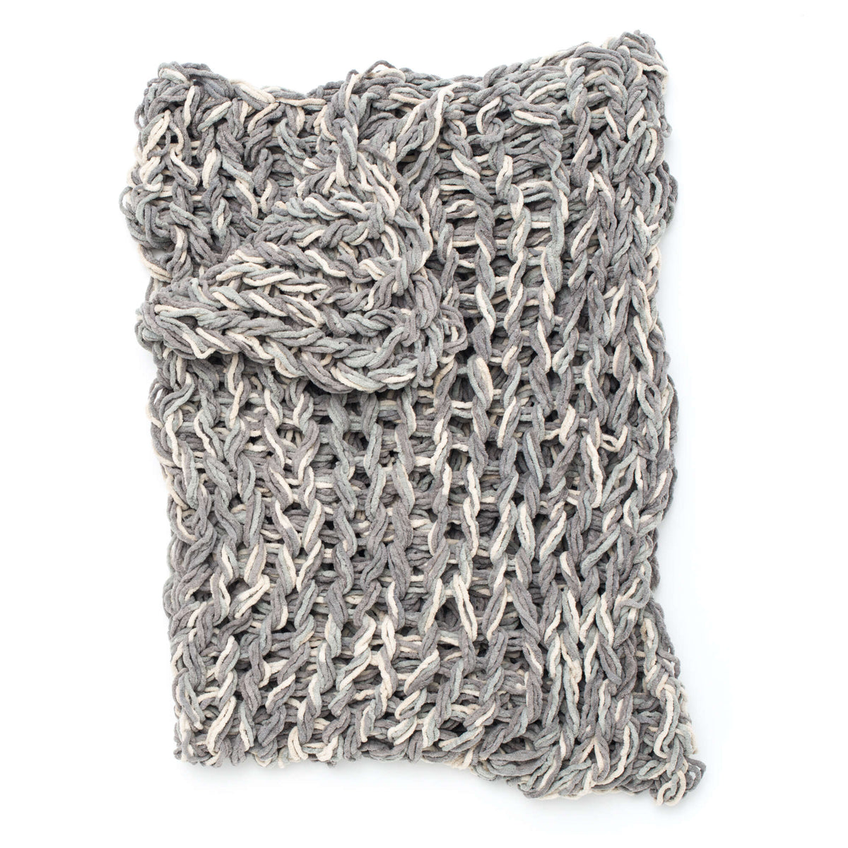 Craft Blanket made in Bernat Blanket yarn