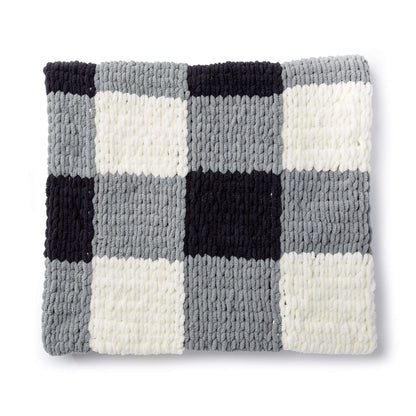 Bernat Craft Alize EZ Checked Blanket Craft Blanket made in Bernat Blanket-EZ yarn