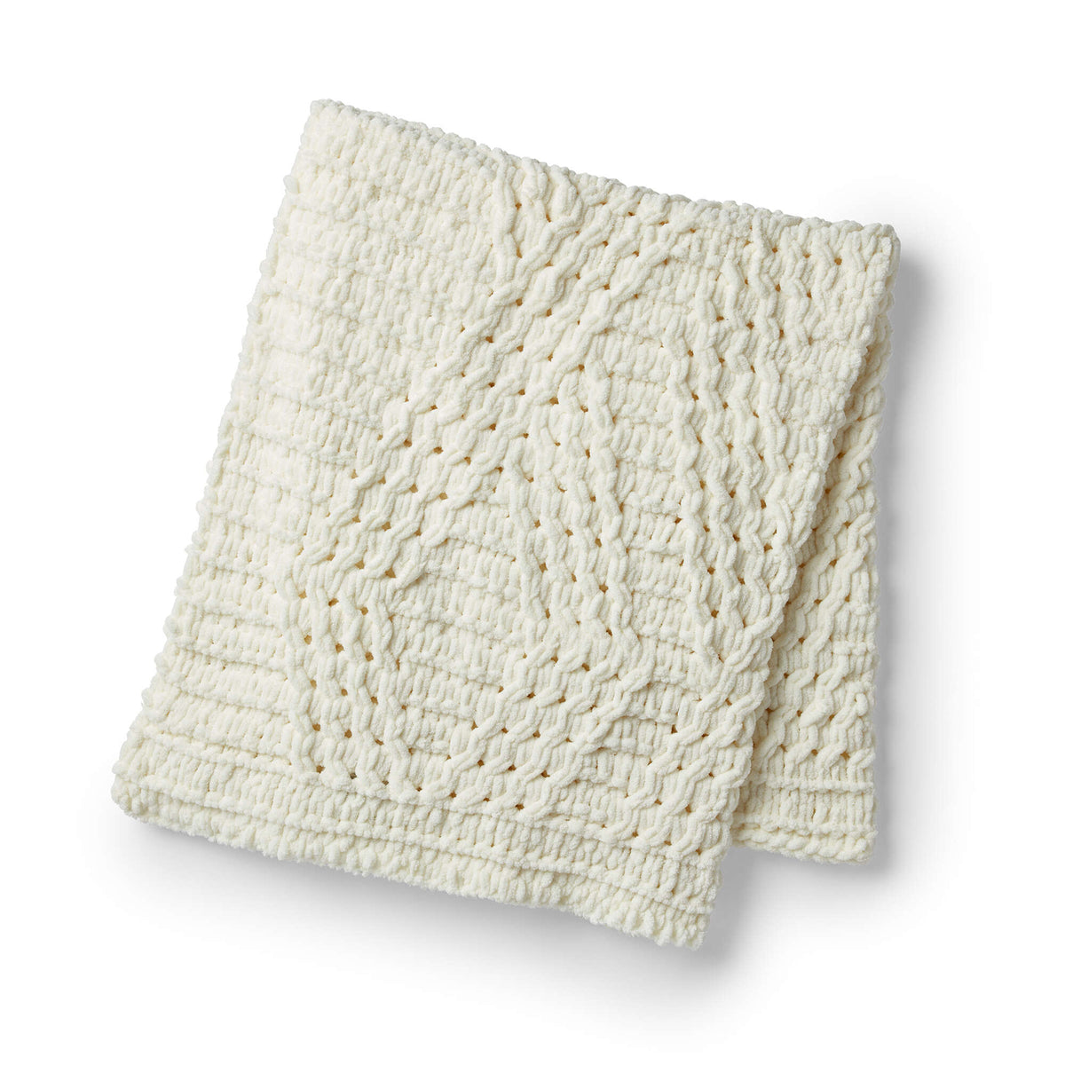 Craft Blanket made in Bernat Blanket-EZ yarn