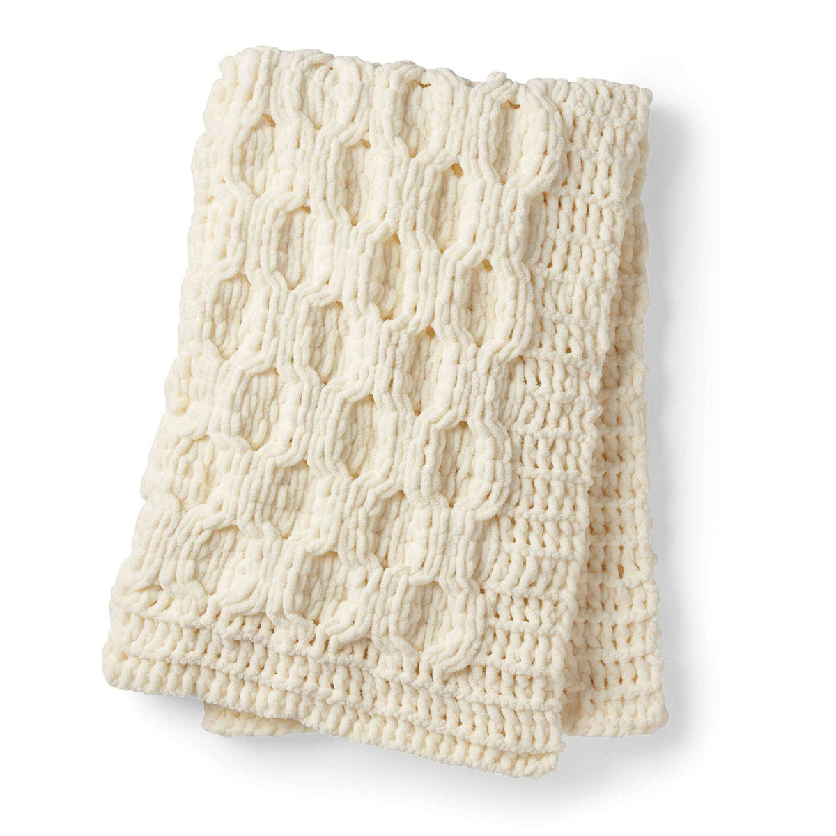Craft Blanket made in Bernat Blanket-EZ yarn