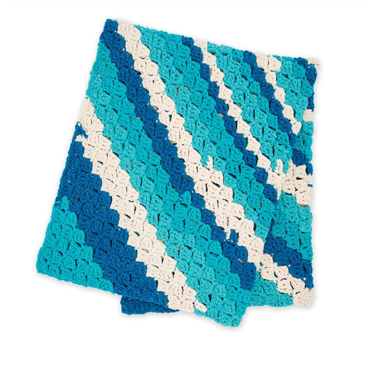 Craft Blanket made in Bernat Blanket yarn