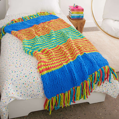 Bernat Craft EZ Drawing the Line Blanket Version 2