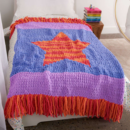 Bernat Craft EZ Striping Star Blanket Version 3