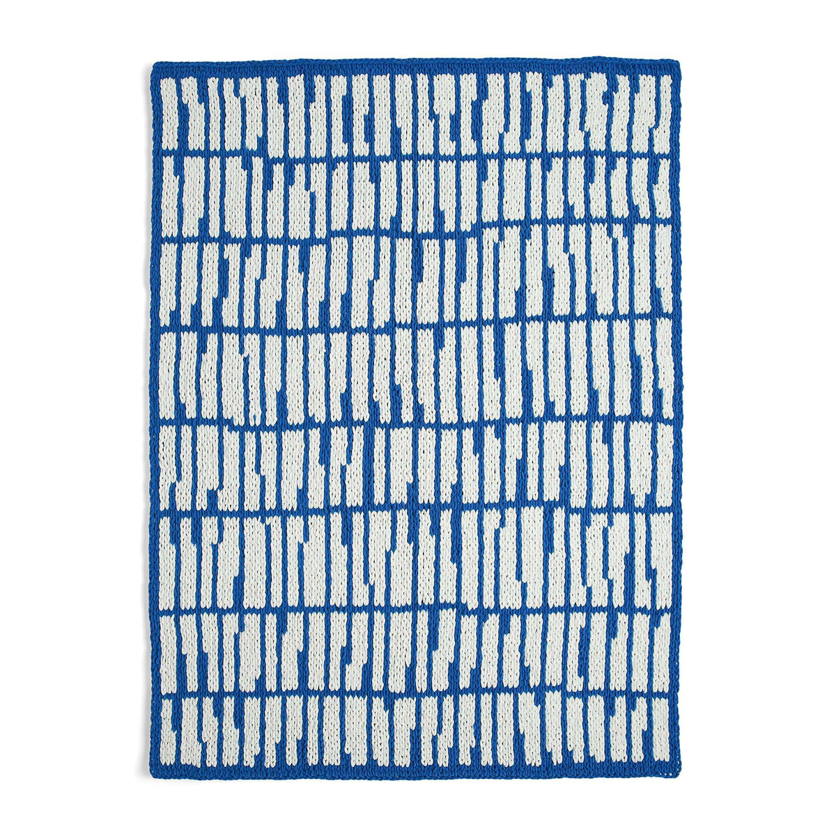 Craft Blanket made in Bernat Alize Blanket EZ Graph-it yarn
