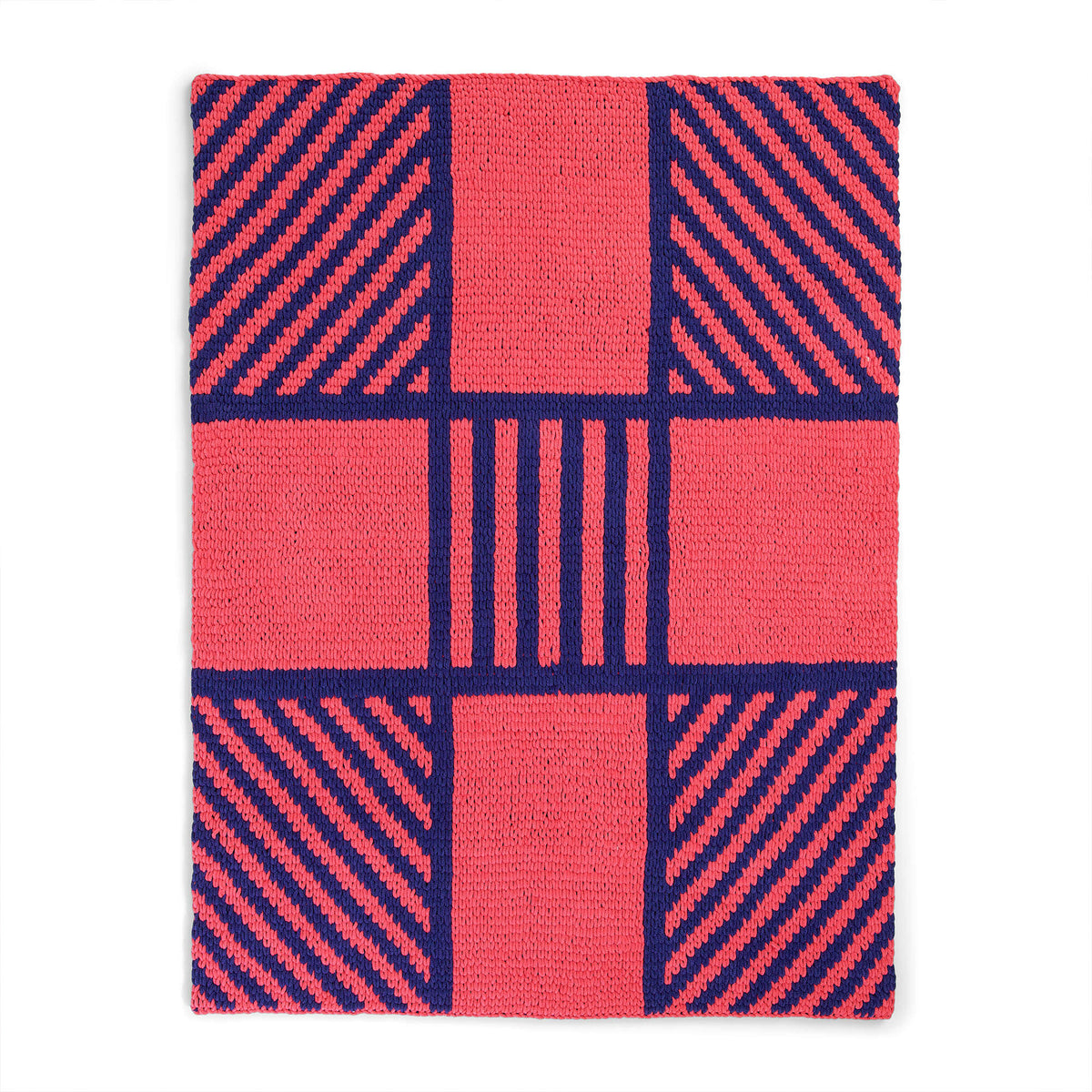 Craft Blanket made in Bernat Alize Blanket EZ Graph-it yarn