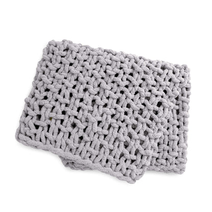 Bernat Big Table Knit Blanket Craft Blanket made in Bernat Blanket Big yarn