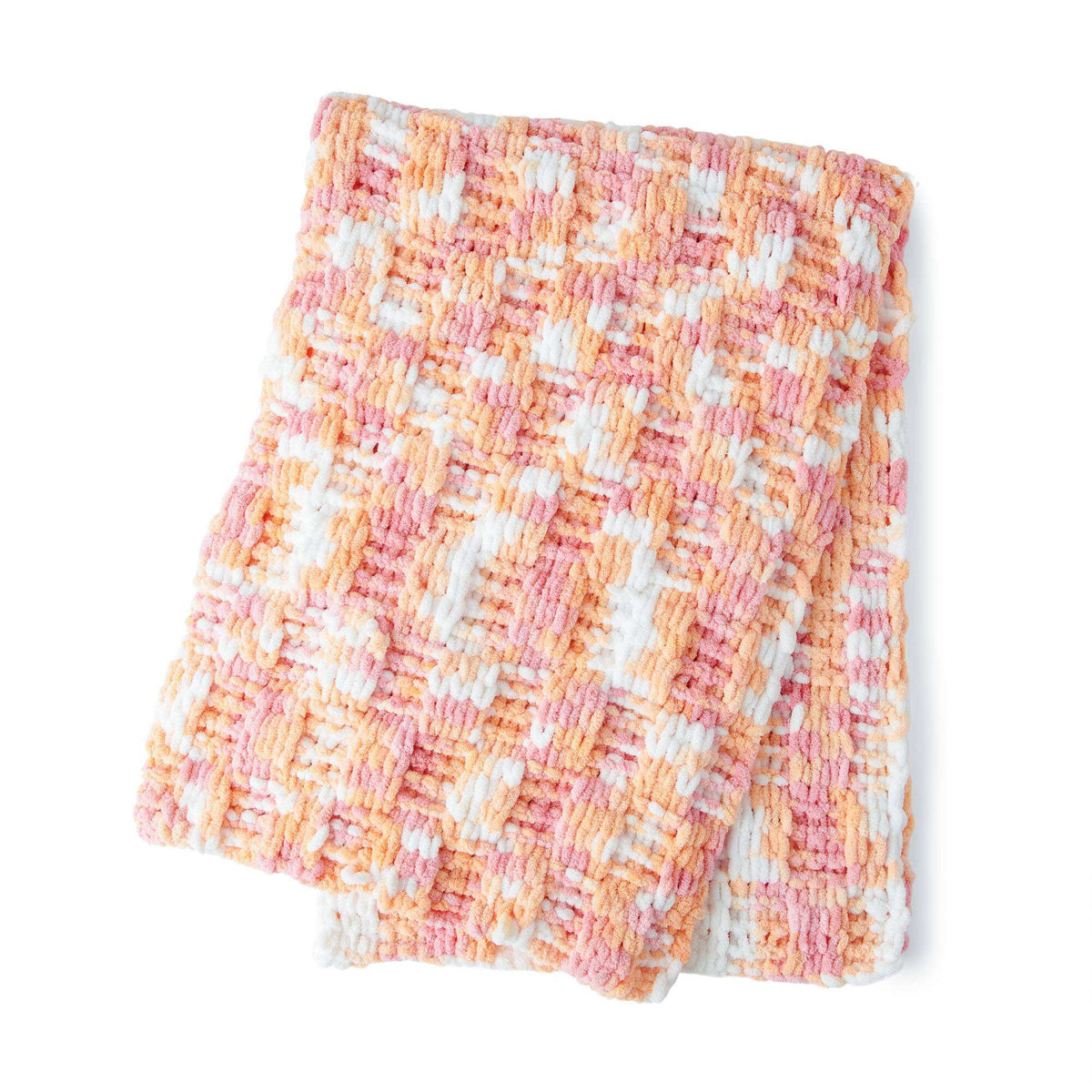 Craft Blanket made in Bernat Blanket EZ yarn