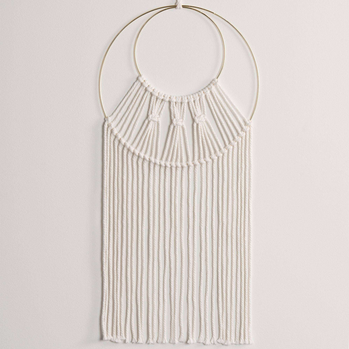 Craft Wall Hanging made in Bernat Macrame yarn
