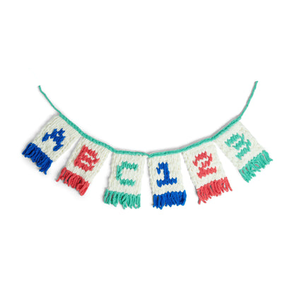 Bernat EZ HAPPY PLACE and ABCs Bunting ABC, 123