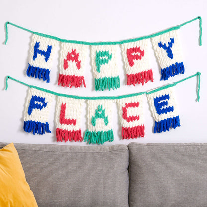 Bernat EZ HAPPY PLACE and ABCs Bunting ABC, 123