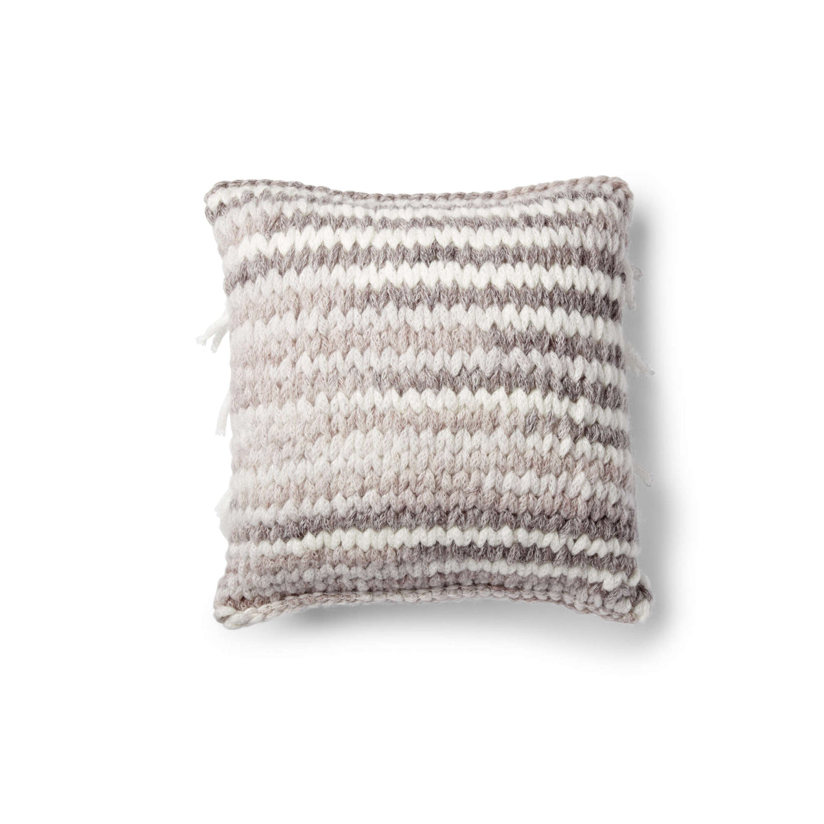 Craft Pillow made in Bernat EZ Wool yarn