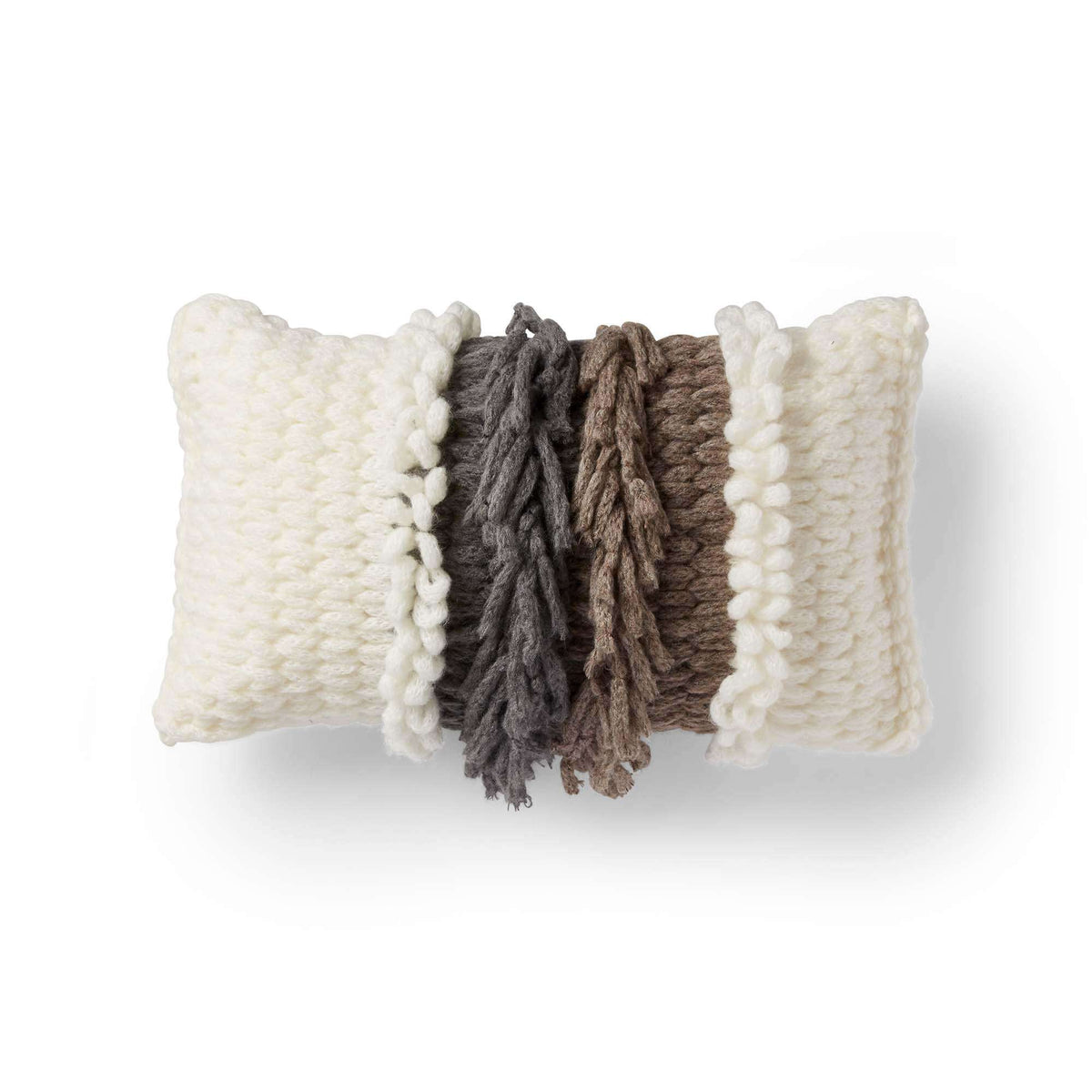 Craft Pillow made in Bernat EZ Wool yarn