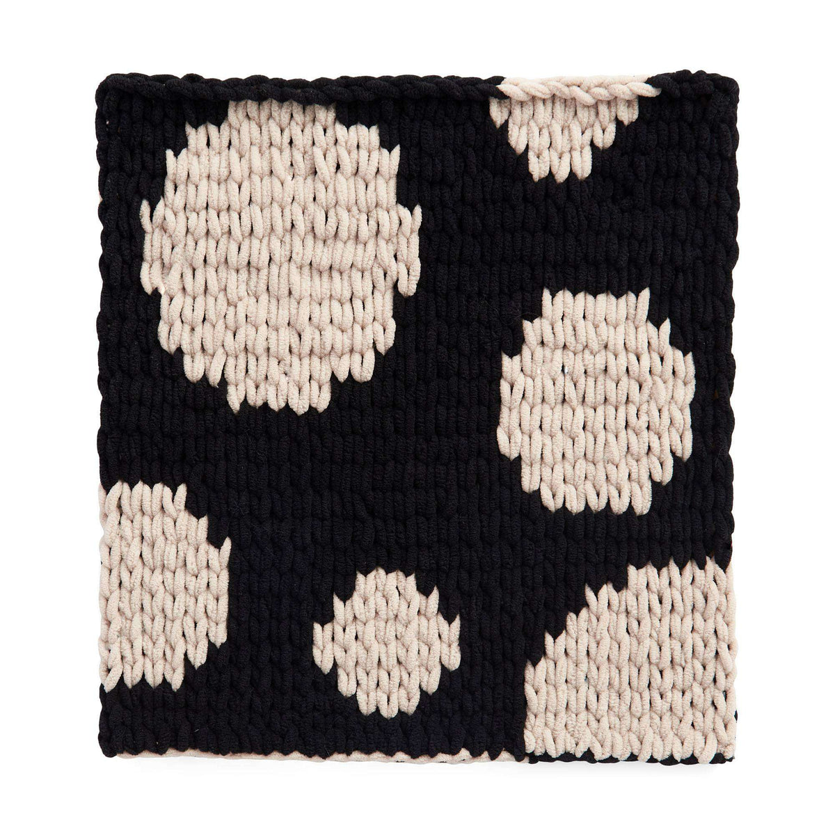 Craft Pillow made in Bernat Alize Blanket EZ Graph It yarn