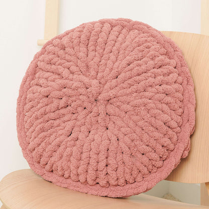 Bernat Blanket Extra Thick Table Knit Pillow Craft Blanket made in Bernat Blanket Extra Thick yarn