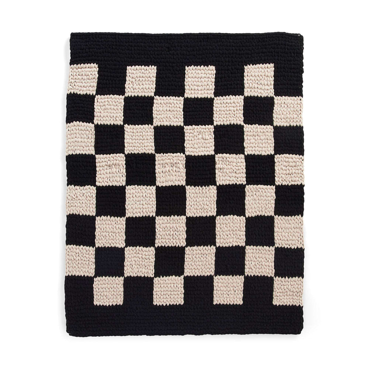 Craft Rug made in Bernat Alize Blanket EZ Graph It yarn