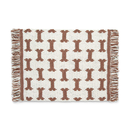 Craft Rug made in Bernat Alize Blanket EZ Graph-it yarn
