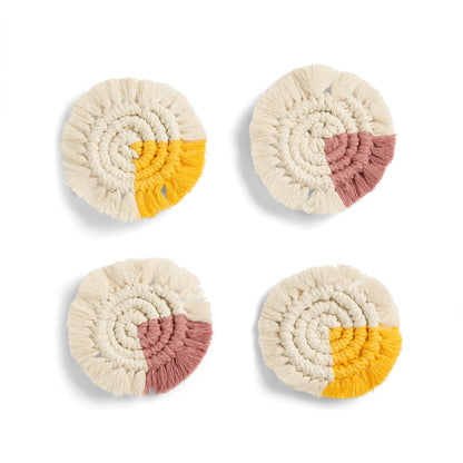 Bernat Craft Bright Side Macramé Coasters Version 1